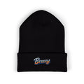 Breezy Embroidered Cuffed Beanie | Minimal Streetwear Essential